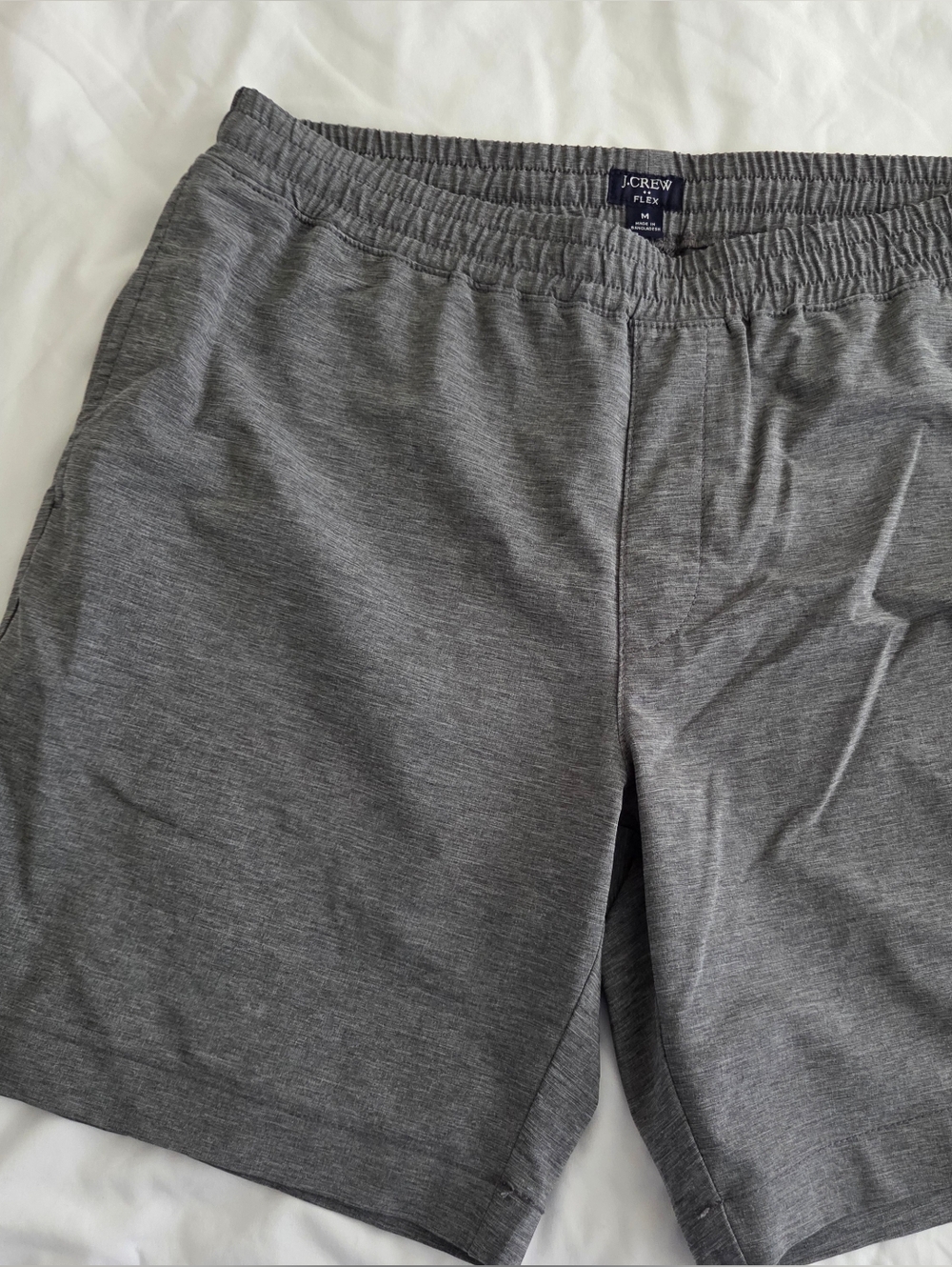 J. Crew Grey Heathered Athletic Shorts